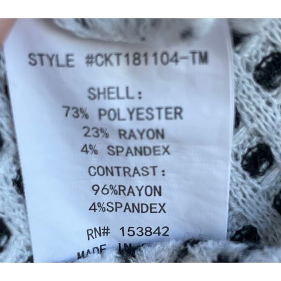 Black and White MELLODAY hoodie Medium - Picture 4 of 6